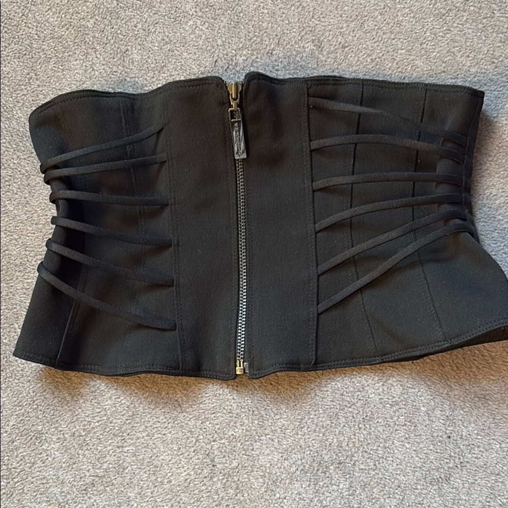 Vertigo Paris Black Corset Top